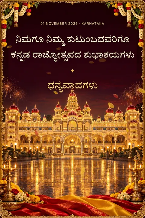 ಕನ್ನಡ ಶುಭಾಶಯವನ್ನು ಉಳಿಸಿ ಅಥವಾ ಹಂಚಿಕೊಳ್ಳಿ
